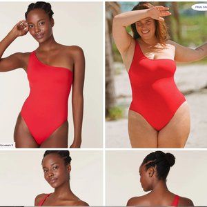 Andie swimsuit style Nantucket XL in Cherry red